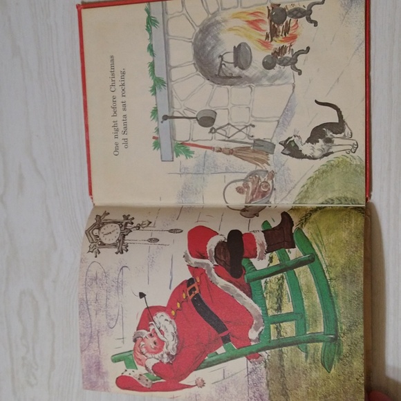 Vintage 1966 Santa's Surprise Book Joan Potter Elwart (Big tell-a-tale books) - Picture 5 of 5